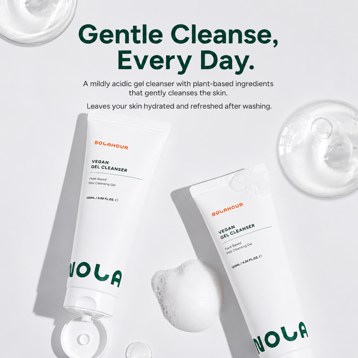 NOLAHOUR Vegan Gel Cleanser 4.06 fl. oz