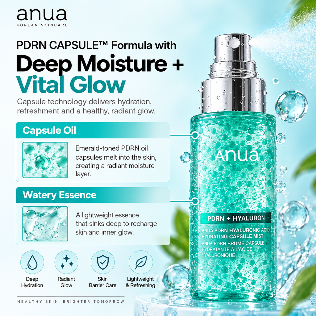 Anua PDRN Hyaluron Hydrating Capsule Mist