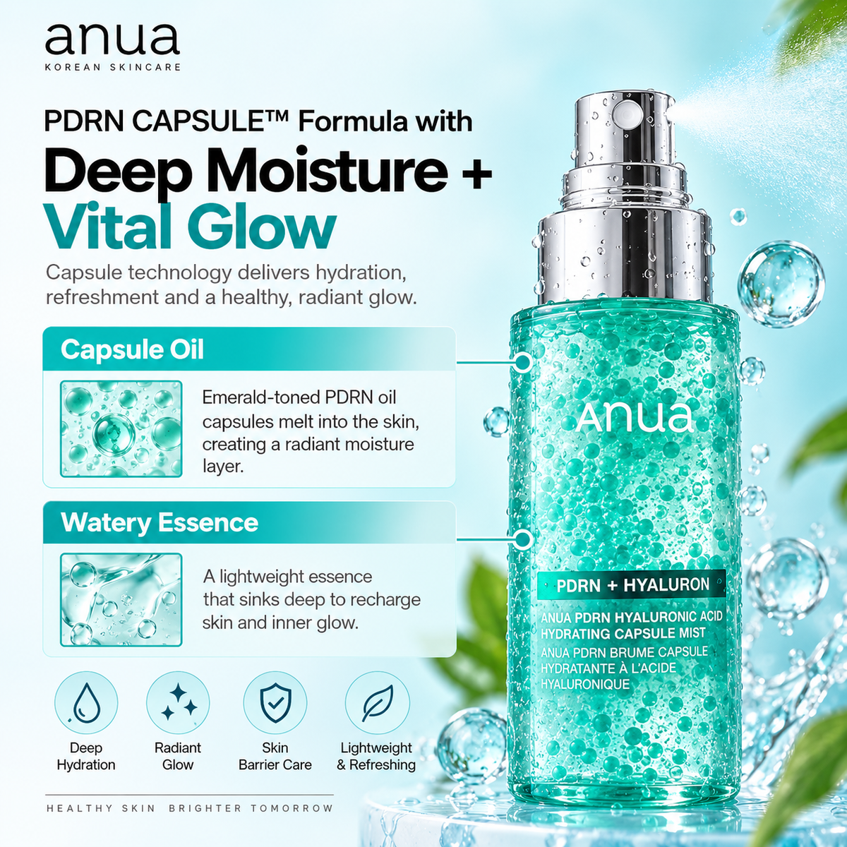 Anua PDRN Hyaluron Hydrating Capsule Mist