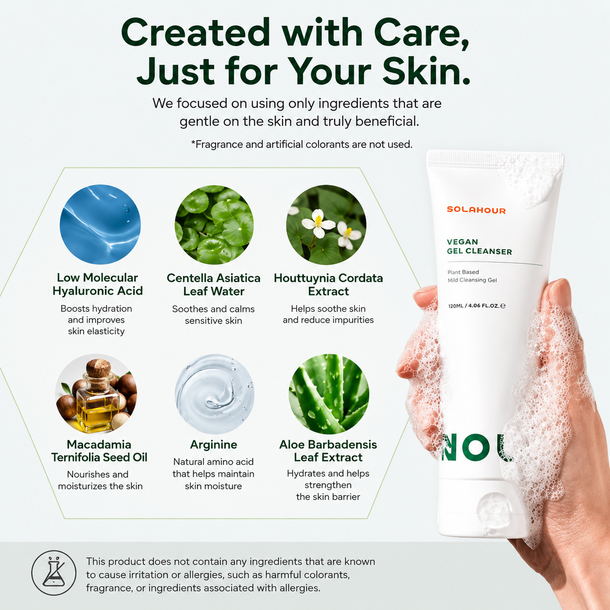 NOLAHOUR Vegan Gel Cleanser 4.06 fl. oz