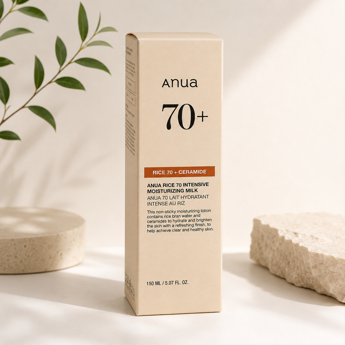 Anua Rice 70+ Ceramide Intensive Moisturizing Milk 150ml